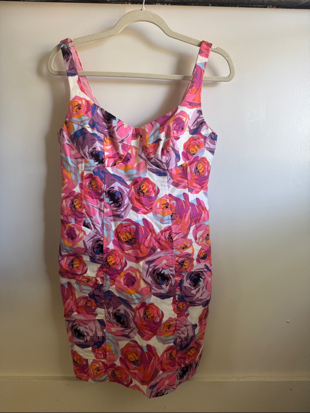 Nanette Lepore Pink Floral Midi Dress